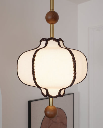 Lantern Fabric Droplight Pendant Light