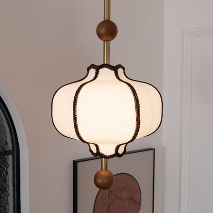 Lantern Fabric Droplight Pendant Light