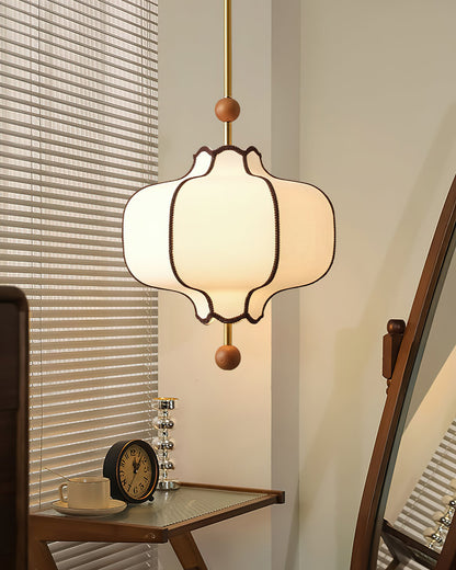 Lantern Fabric Droplight Pendant Light