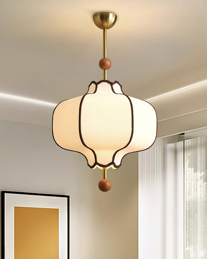 Lantern Fabric Droplight Pendant Light