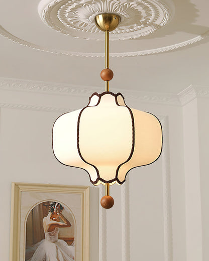 Lantern Fabric Droplight Pendant Light