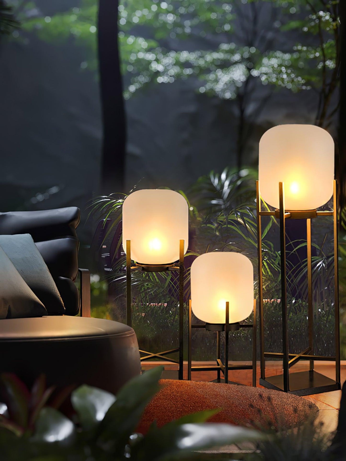 Lantern Landscape light Outdoor Floor Lamp