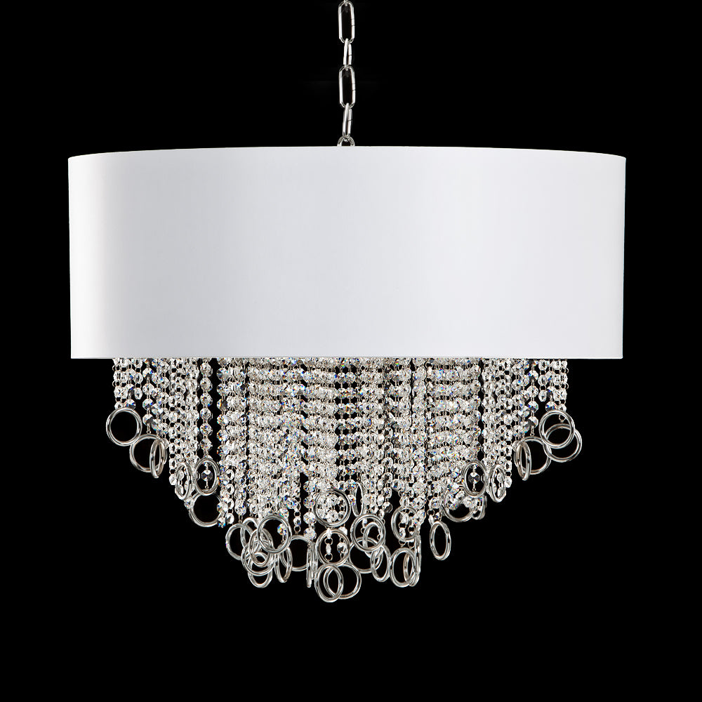 Modern Crystal Chain Chandelier