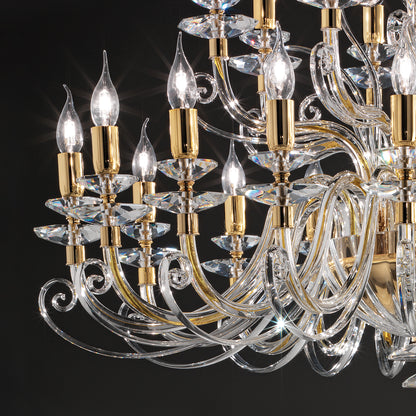 Large Classic Candle Style Chandelier