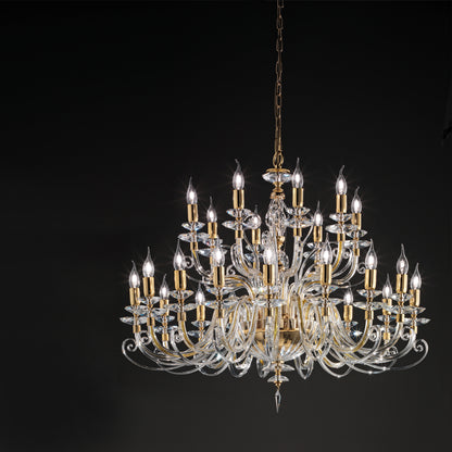 Large Classic Candle Style Chandelier