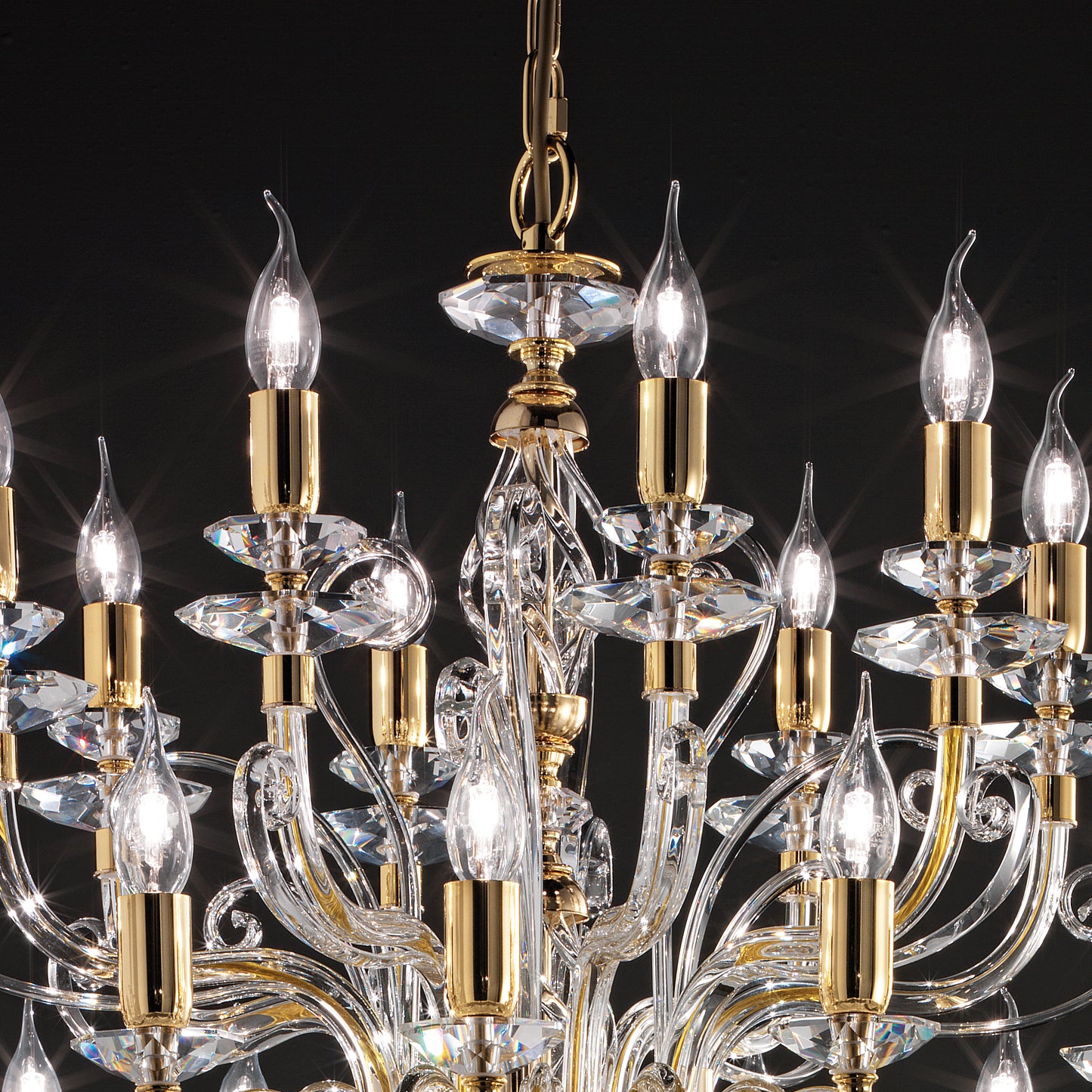 Large Classic Candle Style Chandelier