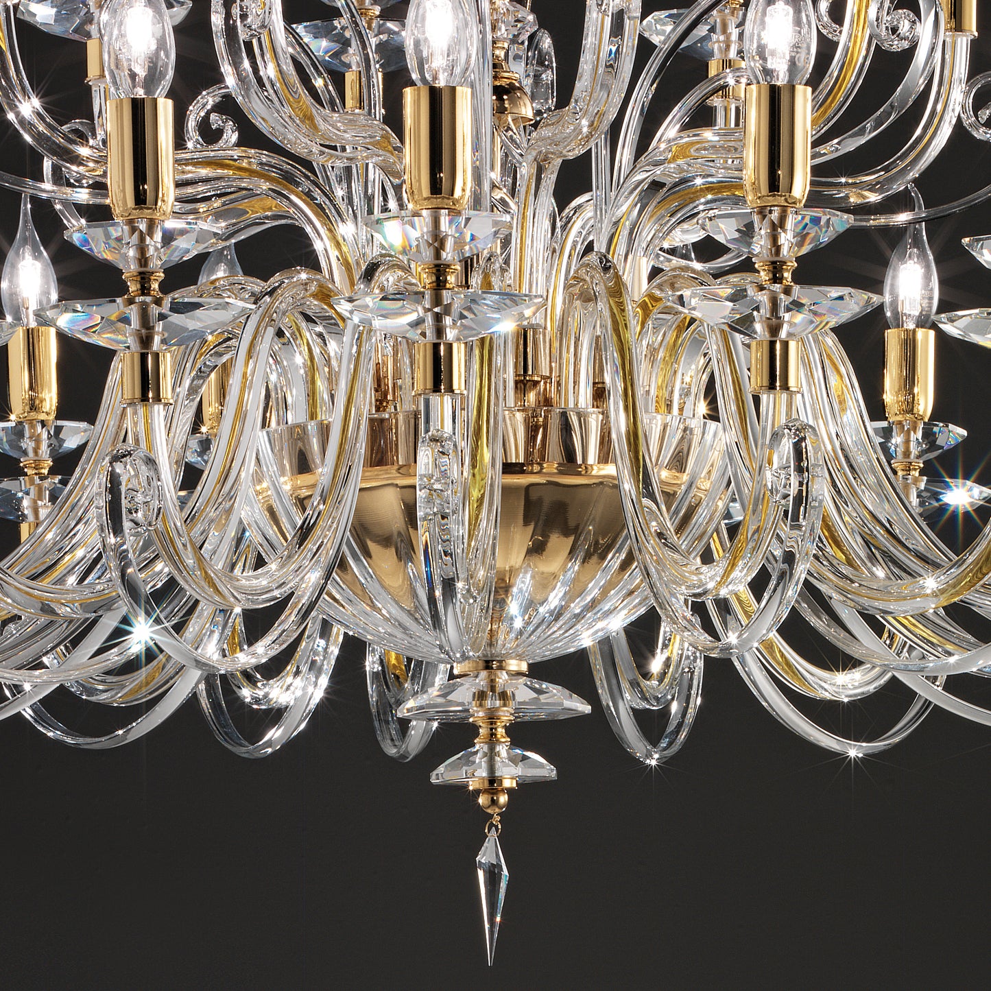 Large Classic Candle Style Chandelier