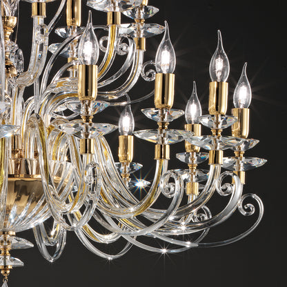 Large Classic Candle Style Chandelier