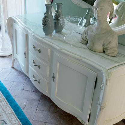 Large Classic Italian White Sideboard