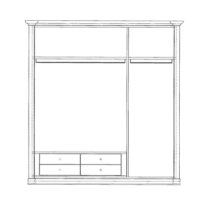 Large Classic Style Wardrobe