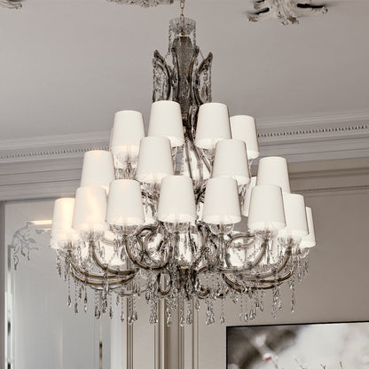 Large Exclusive Italian Crystal Chandelier