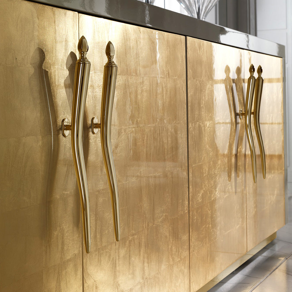 Large High End Gold Leaf Sideboard