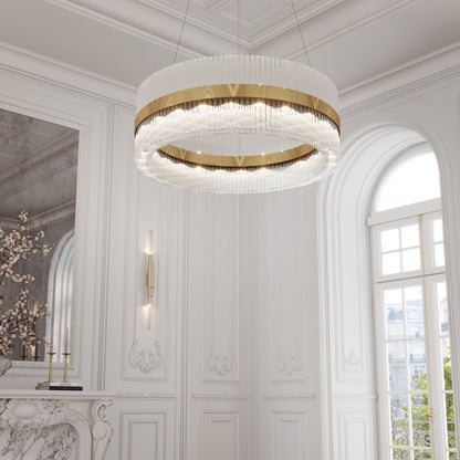 Large Modern Round Chandelier