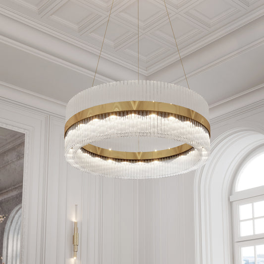 Large Modern Round Chandelier