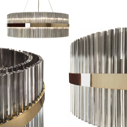 Large Modern Round Chandelier