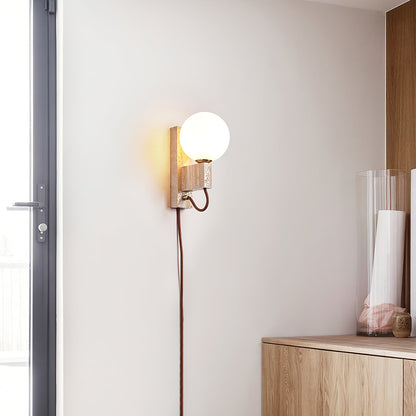 Atlas Globe Wall Sconce