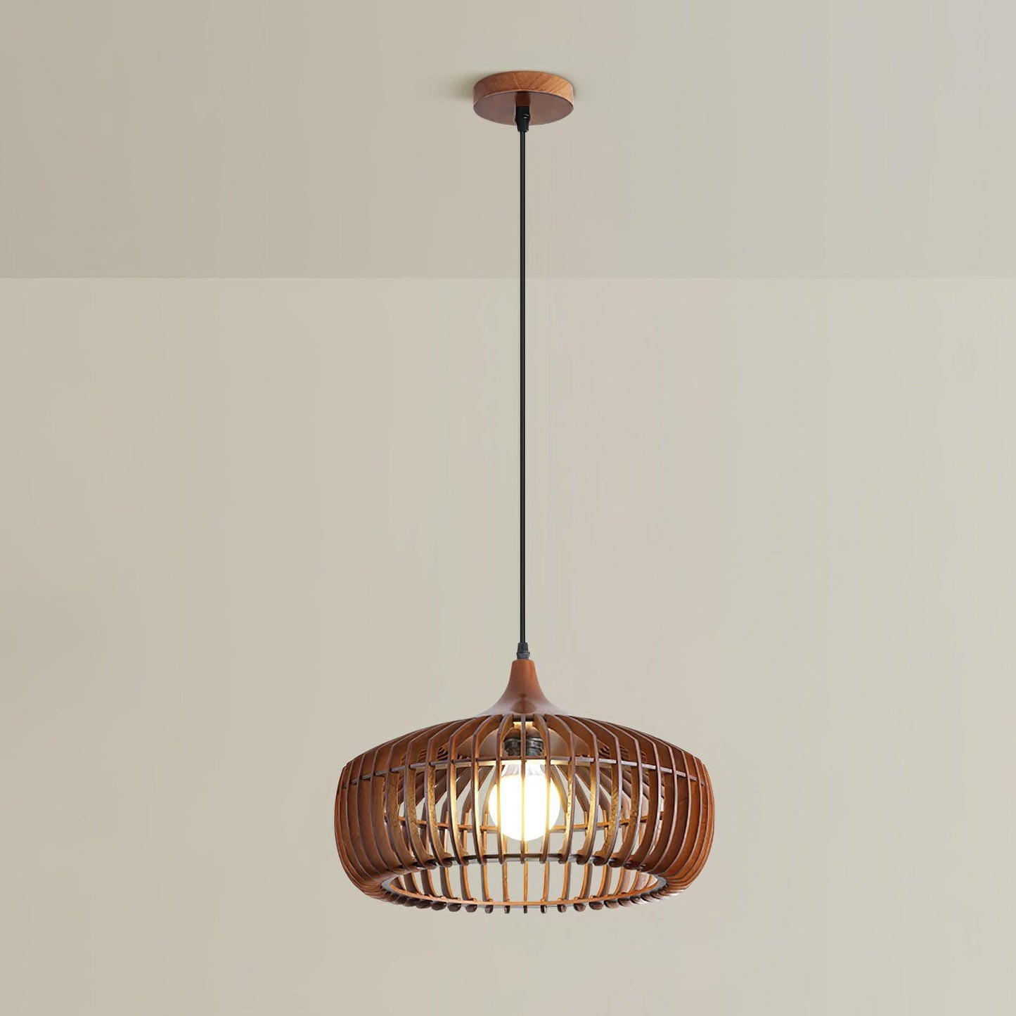 Lattice Nest Wooden Drop light Pendant Lamp