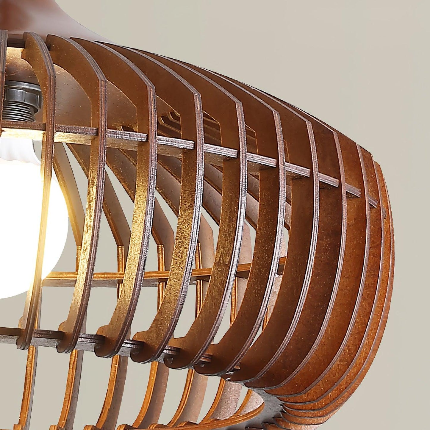 Lattice Nest Wooden Drop light Pendant Lamp