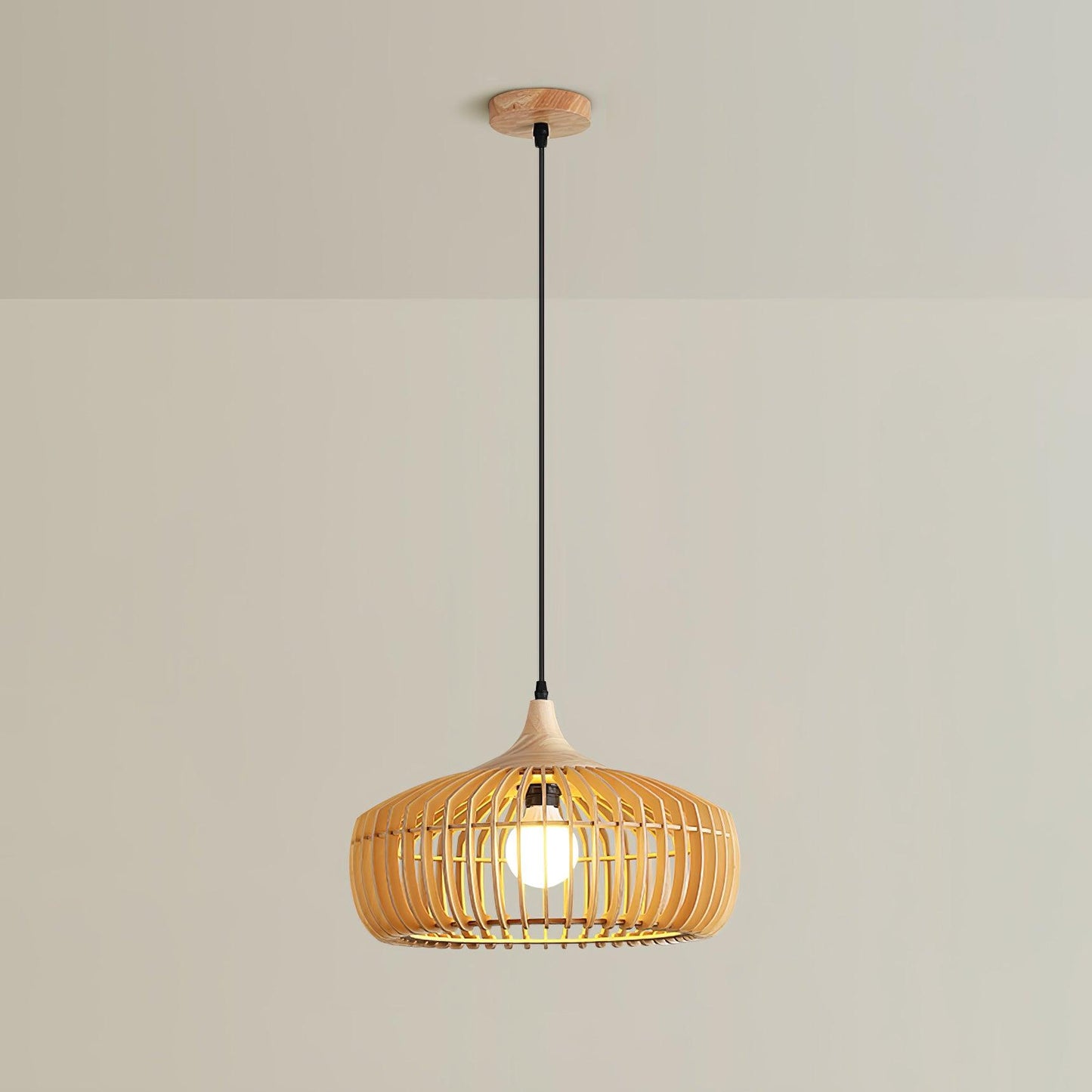 Lattice Nest Wooden Drop light Pendant Lamp