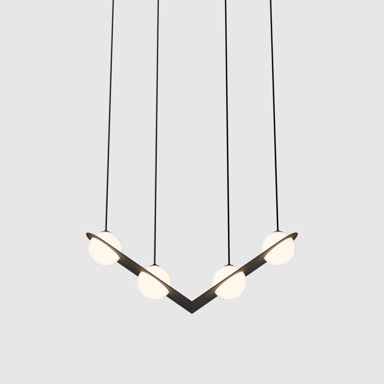 Orbion Black Hanging light Pendant Lamp