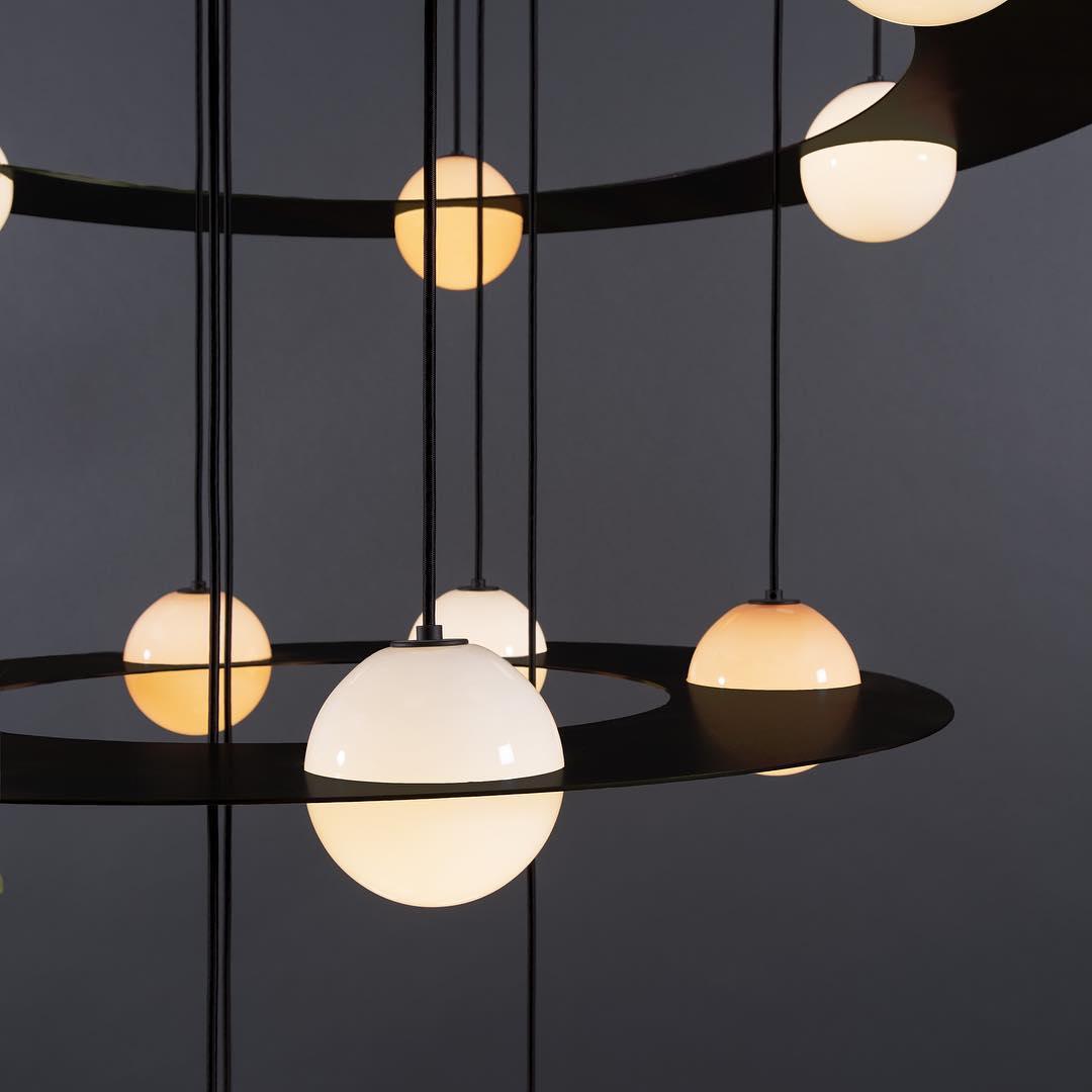 Orbion Black Hanging light Pendant Lamp