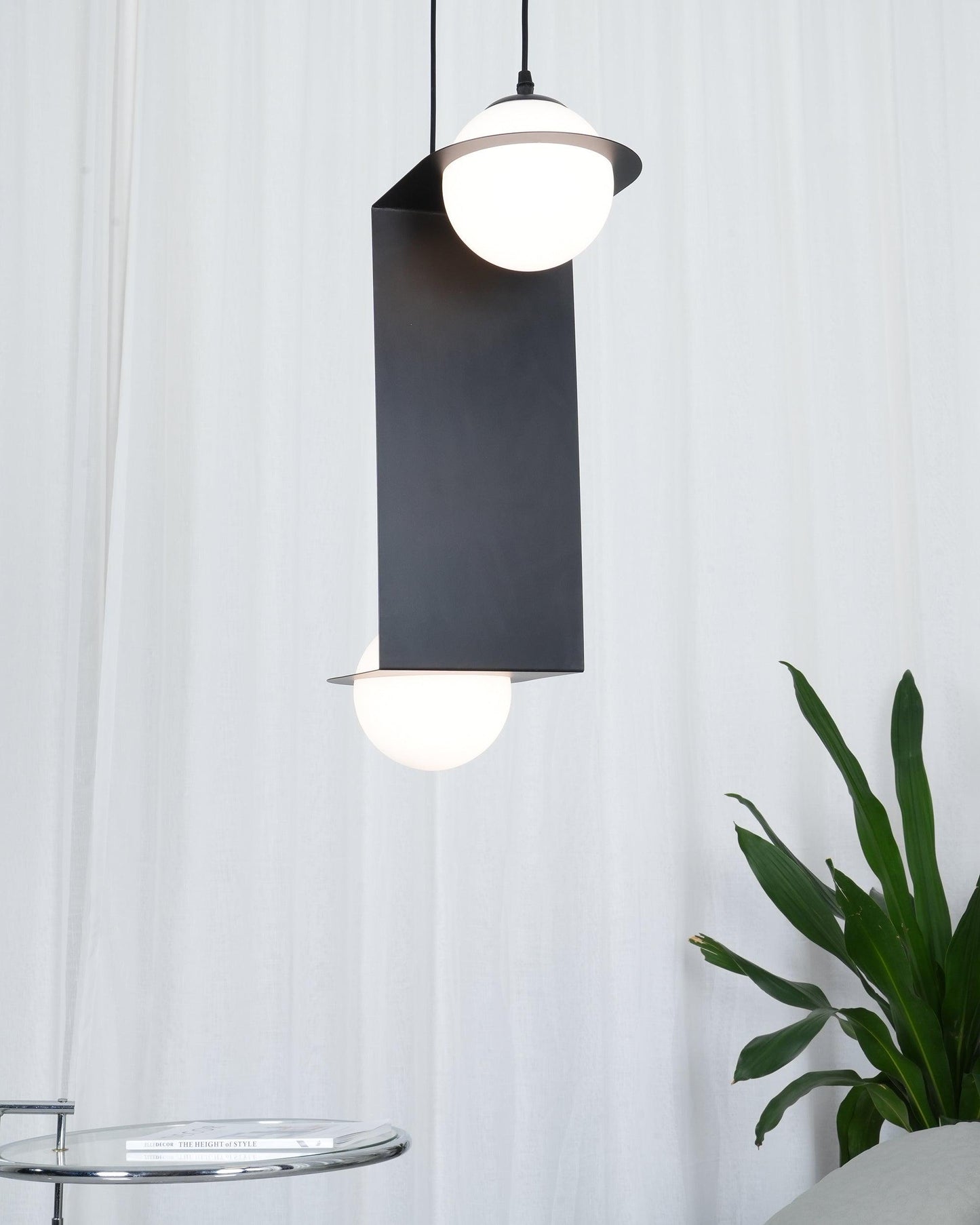 Orbion Black Hanging light Pendant Lamp