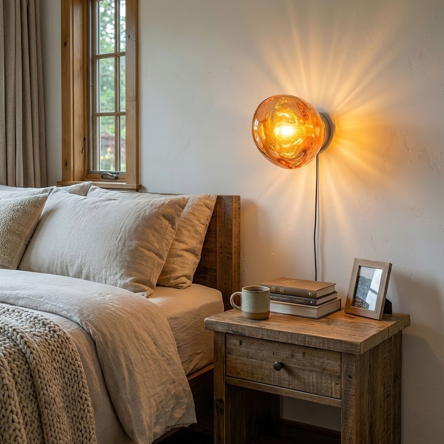 Lava Plug-in Wall Lamp