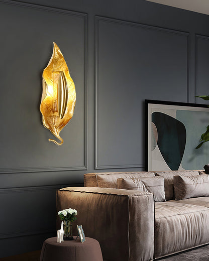 Leaf Brass Wall light fixture Wall Lamp