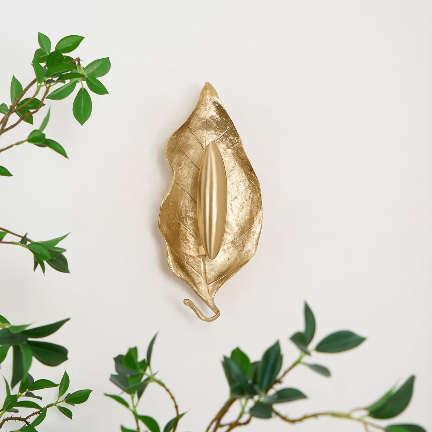 Leaf Brass Wall light fixture Wall Lamp