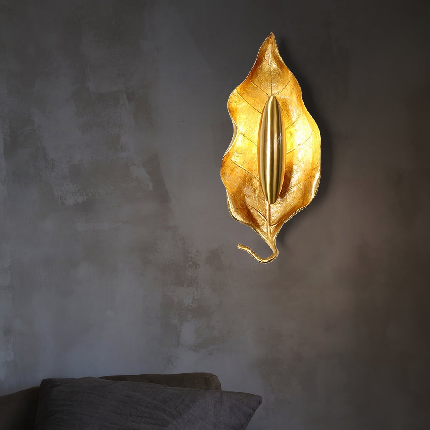 Leaf Brass Wall light fixture Wall Lamp