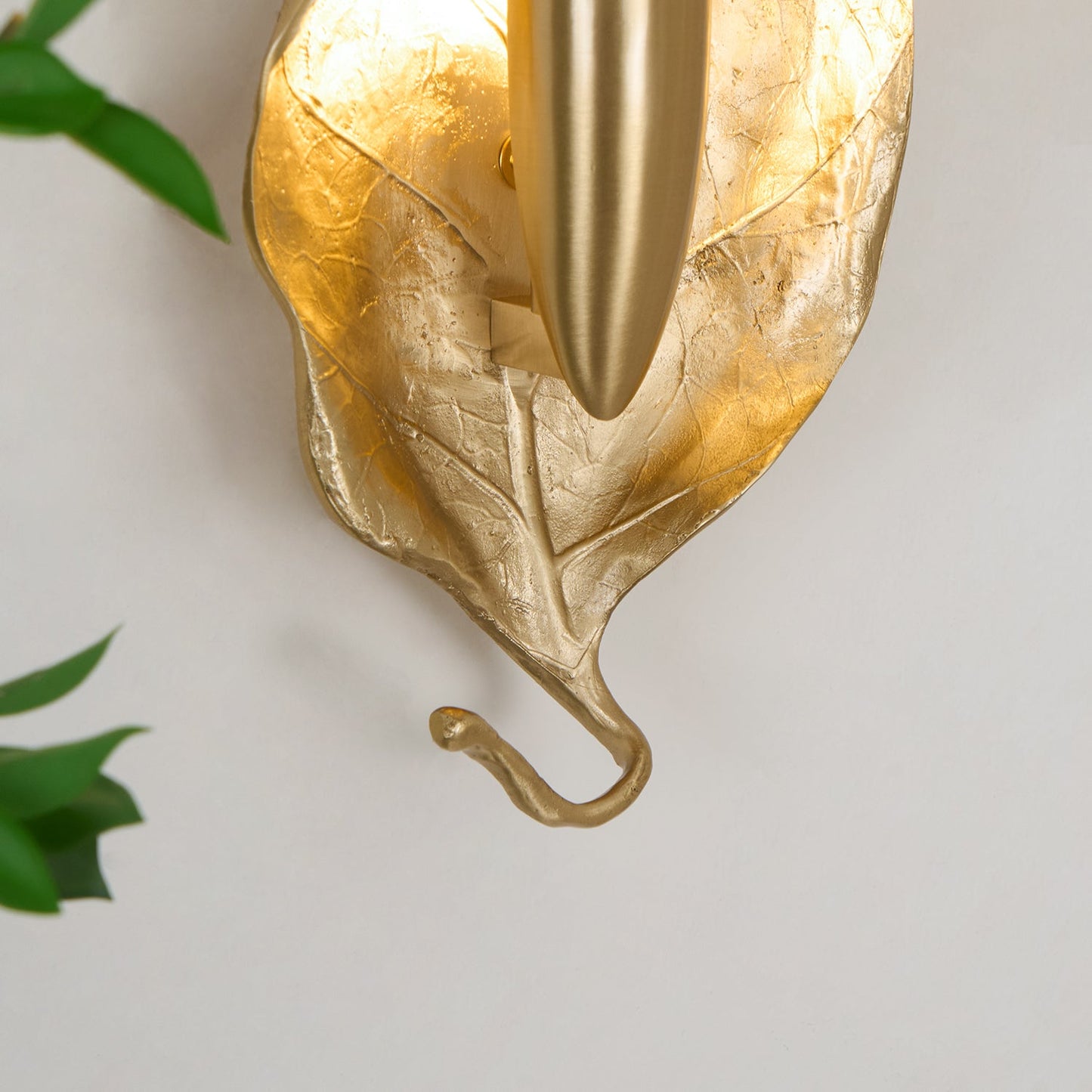 Leaf Brass Wall light fixture Wall Lamp