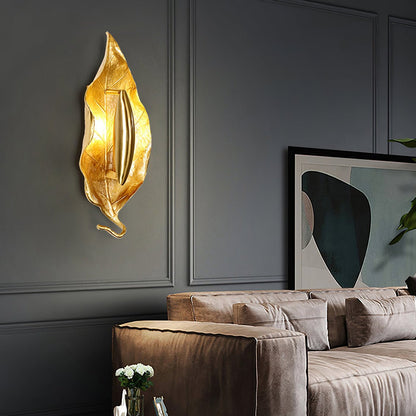 Leaf Brass Wall light fixture Wall Lamp