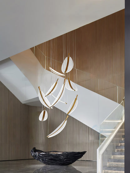 Leaf LED Gasolier Chandelier