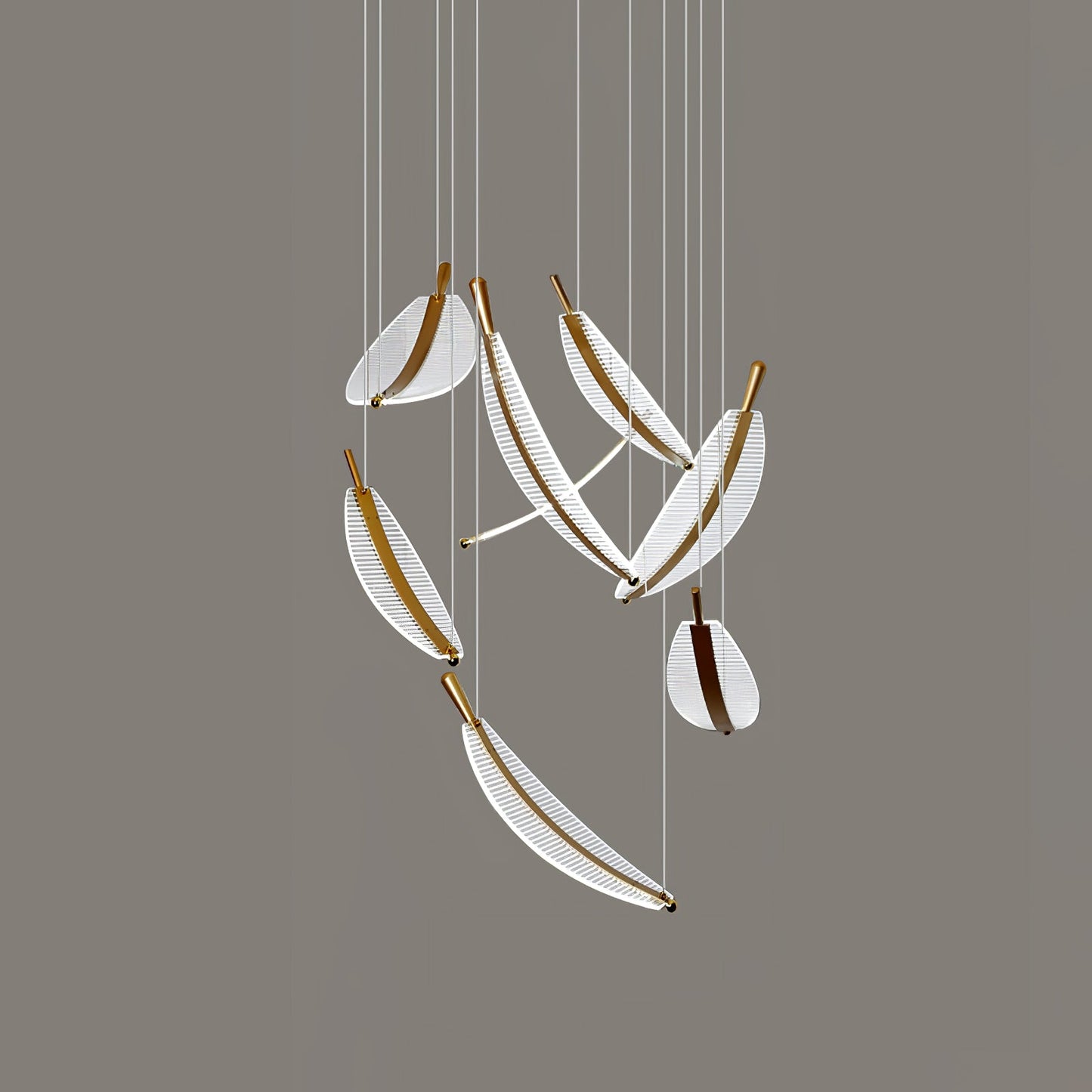 Leaf LED Gasolier Chandelier