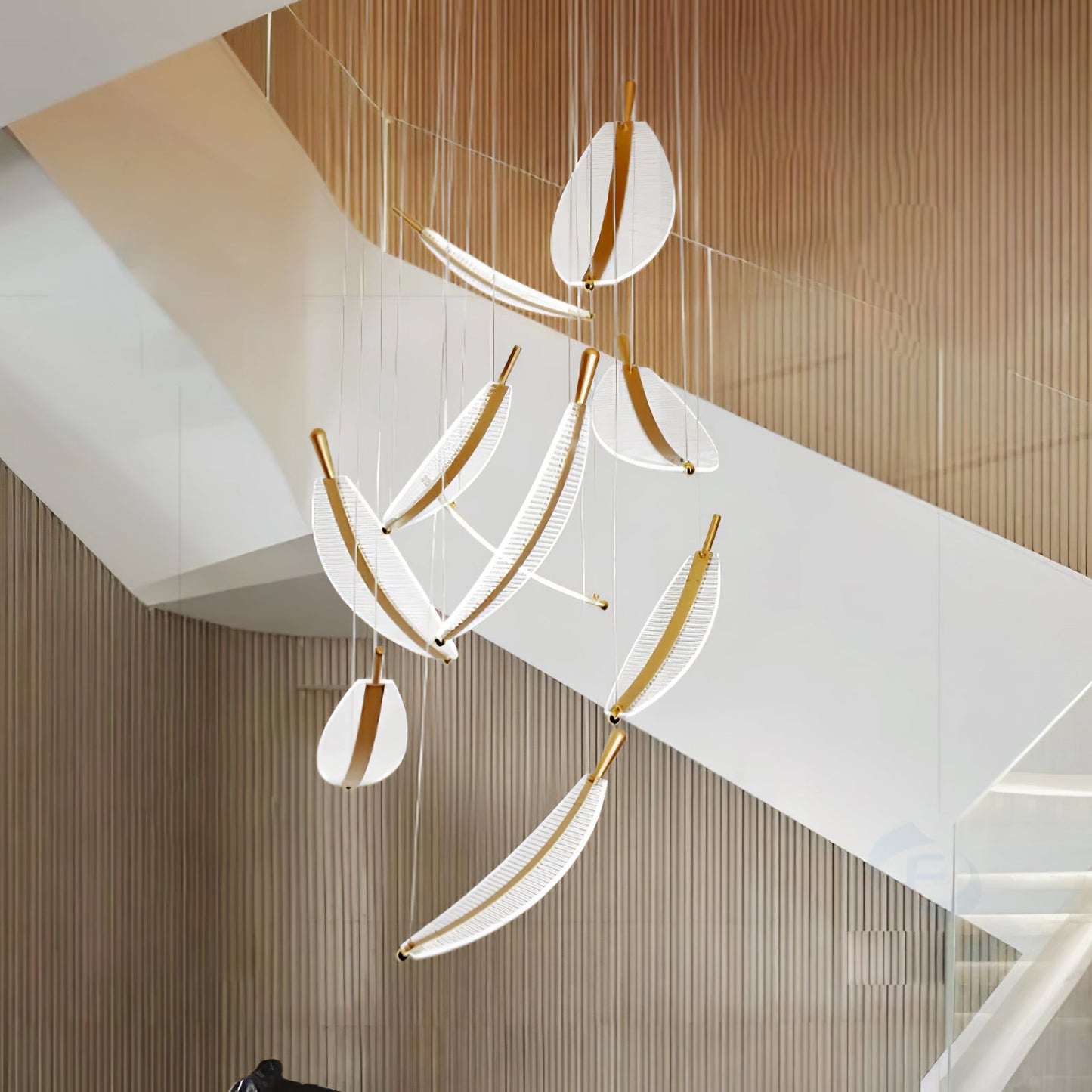 Leaf LED Gasolier Chandelier