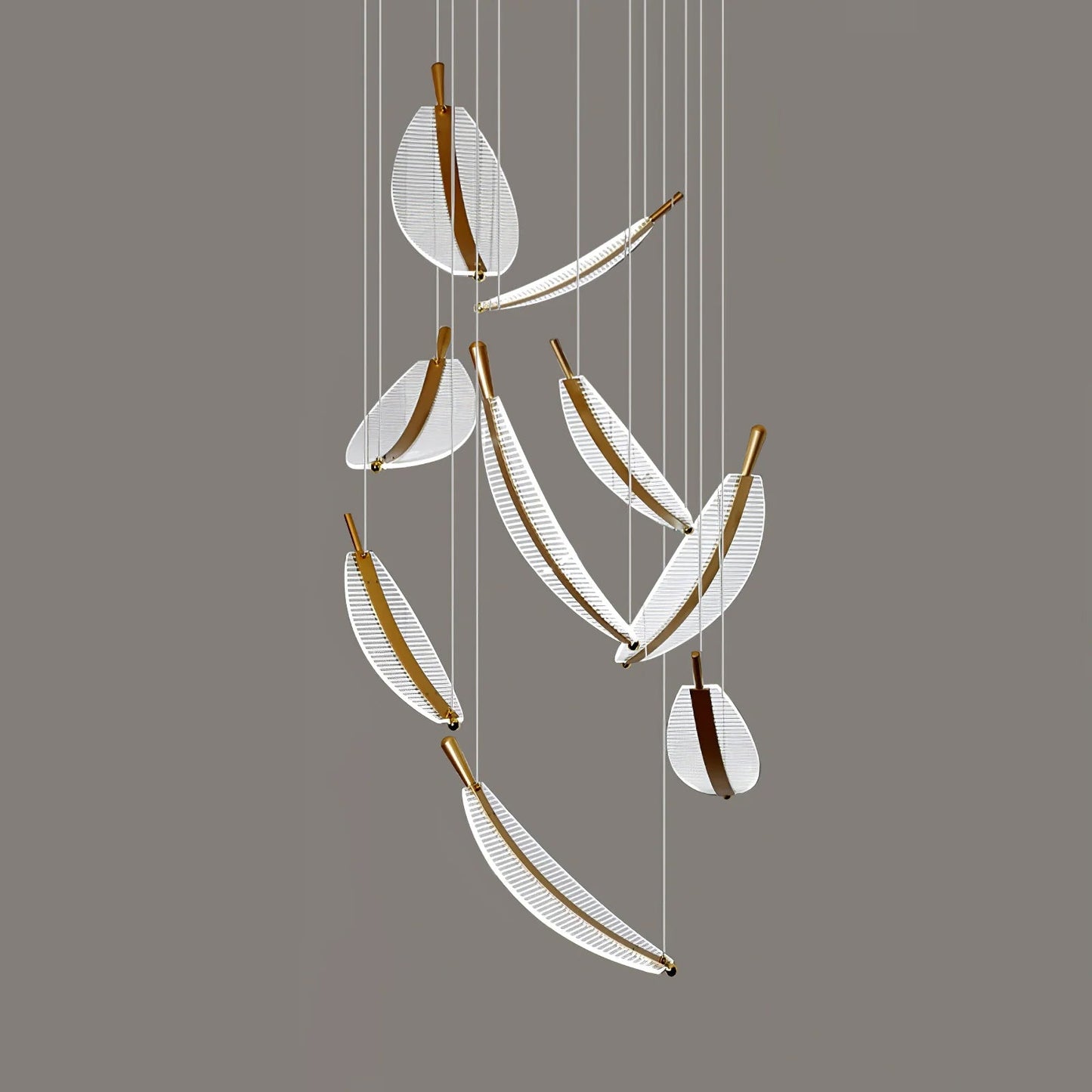 Leaf LED Gasolier Chandelier