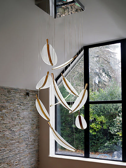 Leaf LED Gasolier Chandelier