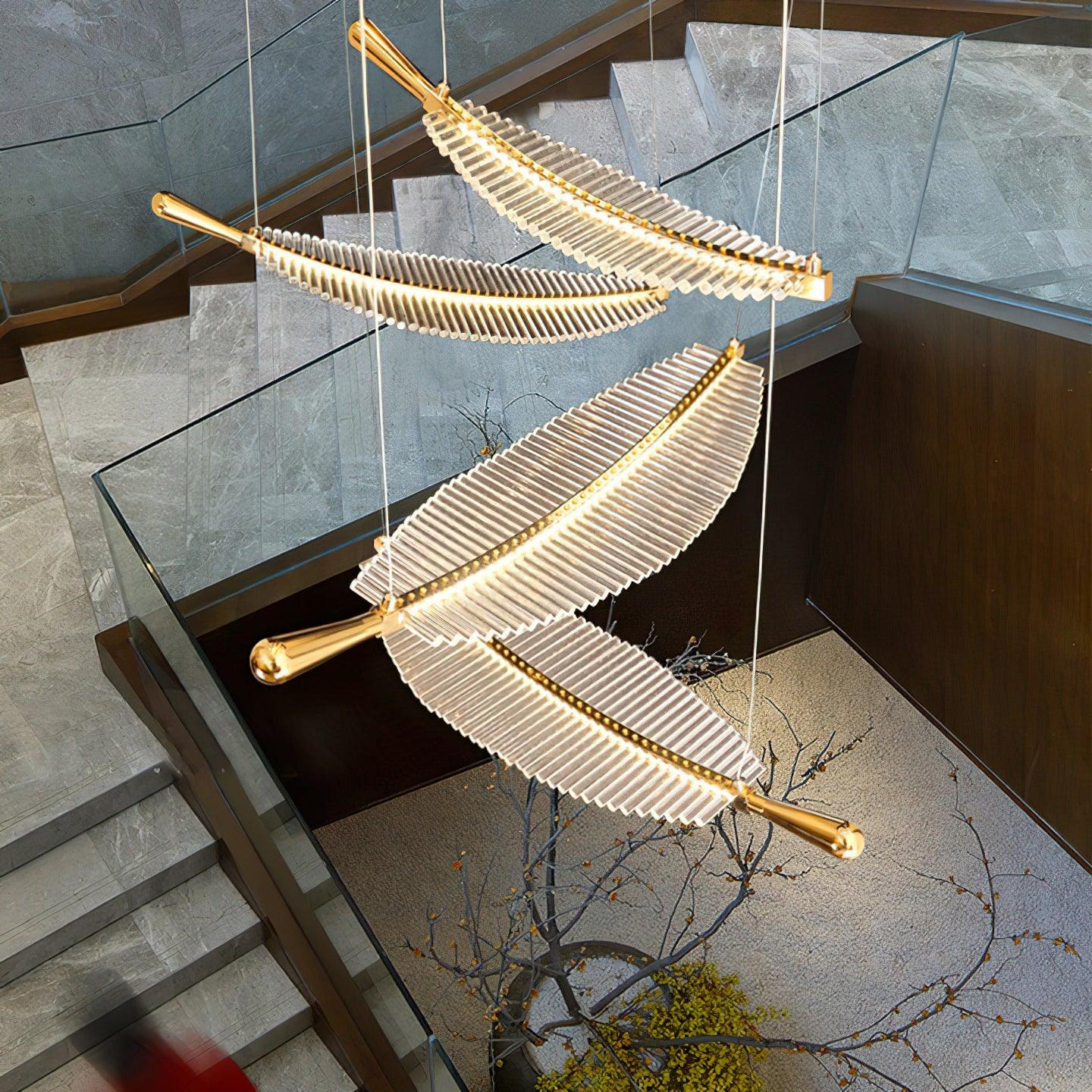 Leaf LED Gasolier Chandelier