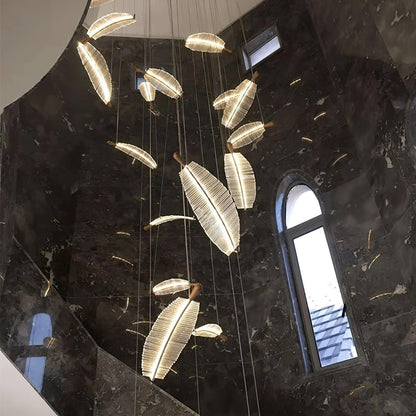 Leaf LED Gasolier Chandelier