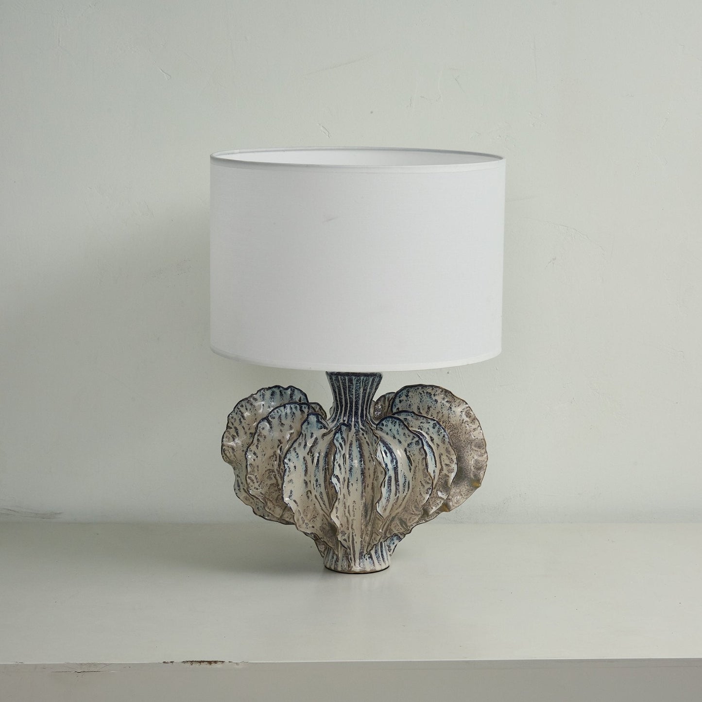 Leaf Shaped Ceramic Table Lamp