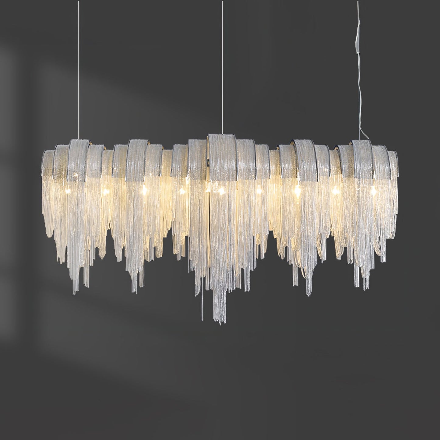 Length Chains Crown Chandelier