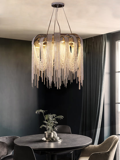 Length Chains Crown Chandelier