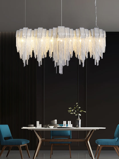 Length Chains Crown Chandelier