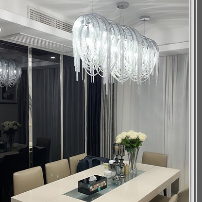 Length Chains Crown Chandelier