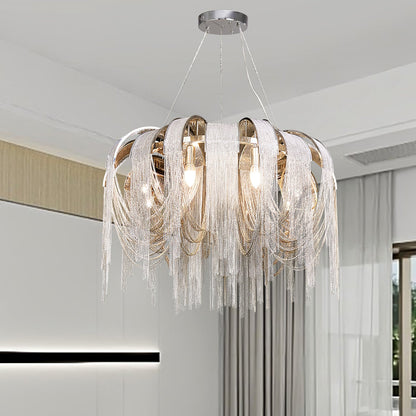 Length Chains Crown Chandelier