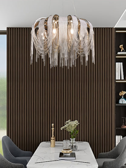 Length Chains Crown Chandelier