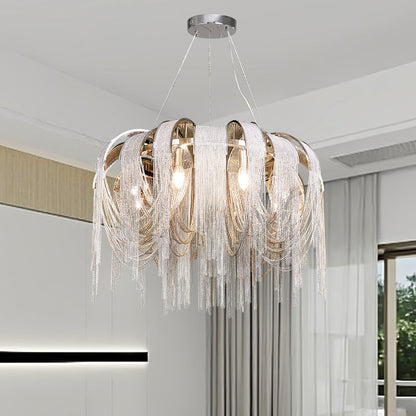 Length Chains Crown Chandelier