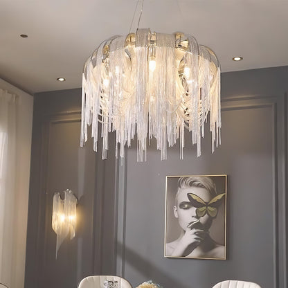 Length Chains Crown Chandelier