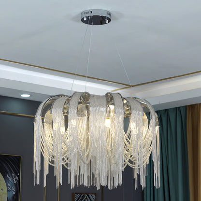 Length Chains Crown Chandelier