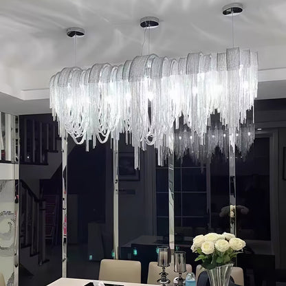 Length Chains Crown Chandelier